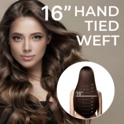 16" Hand Tied Weft Hair Extensions 65 Gram 6A -Hair Care Product Store 16 Hand Tied Weft 14790.1676408235