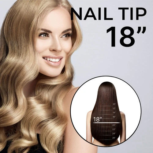 18" Nail Tip Hair Extensions 50 Strands 7 18" Nail Tip Hair Extensions 50 Strands - Image 7