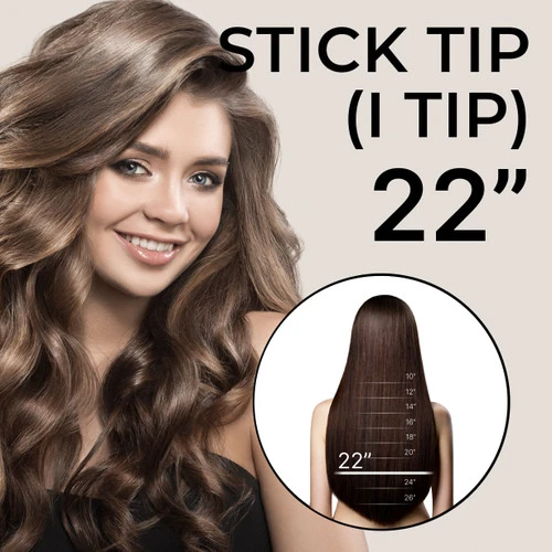 22" I-Tip Microlink Hair Extensions 50 Strands 40 Grams Hair 8 22" I-Tip Microlink Hair Extensions 50 Strands 40 Grams Hair - Image 8