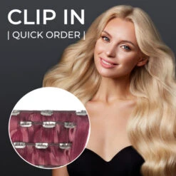 Clip In Hair Extensions 100 Grams Human Hair
