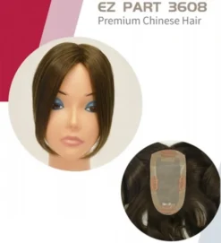 EP3608 Clip-on Mono Silk Remy Human Hair Topper For Natural Parting Line -Hair Care Product Store EP3608 63291.1683921158
