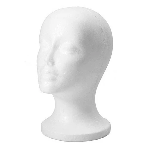 Display Female Foam Mannequin Head Model Hat Wig Display Stand Rack White 1 Display Female Foam Mannequin Head Model Hat Wig Display Stand Rack White