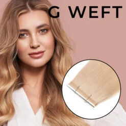 16" G-Weft Hair Extensions 100 Grams Human Hair 6A
