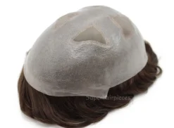 M258 Mens Toupee 8"x 10" Human Hair Skin Base Mono Top 12 M258 Mens Toupee 8"x 10" Human Hair Skin Base Mono Top -Hair Care Product Store IMG 0295 copy 47898.1617643822