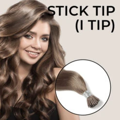 24" I-Tip Microlink Hair Extensions 50 Strands 40 Grams Hair