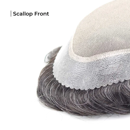 Mens Toupee M100 Basic 7"x 9" Mono Top Hairpiece - Basic Version 8 Mens Toupee M100 Basic 7"x 9" Mono Top Hairpiece - Basic Version - Image 8