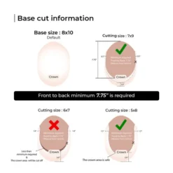 Toupee M101BF Thin Skin Hair Piece For Men With Bleached Knot Front -Hair Care Product Store M101 3 43902.1659711482