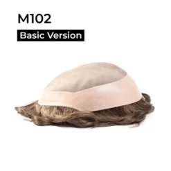 Toupee M102 Basic 8"x10" Mono Silk Top Lace -Basic Version