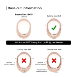 M102 Mono Silk Top With PU Perimeter And Folded Lace Front Hair System For Men -Hair Care Product Store M102 2 1 36821.1688493679