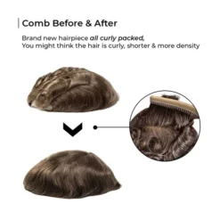 Toupee M102 Basic 8"x10" Mono Silk Top Lace -Basic Version 33 Toupee M102 Basic 8"x10" Mono Silk Top Lace -Basic Version -Hair Care Product Store M102 3 1 09618.1628804275