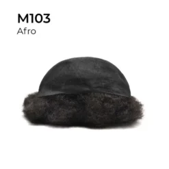 M103 Afro Mens Toupee, Mono Lace Afro Hairpiece