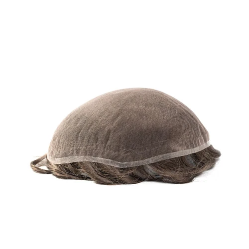 Mens Toupee M105 8"x 10" French Lace Hair System 2 Mens Toupee M105 8"x 10" French Lace Hair System - Image 2