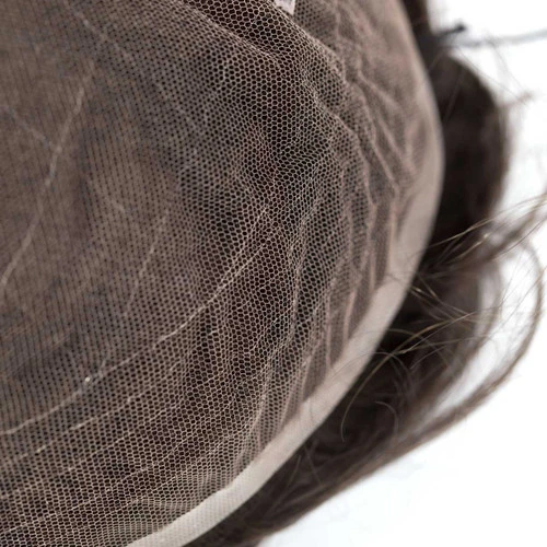 Men’s Toupee M115 8"x10" Swiss Lace With Low Hair Density 5 Men’s Toupee M115 8"x10" Swiss Lace With Low Hair Density - Image 5