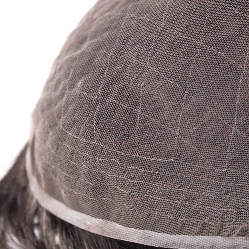 Men’s Toupee M115 8"x10" Swiss Lace With Low Hair Density 4 Men’s Toupee M115 8"x10" Swiss Lace With Low Hair Density - Image 4