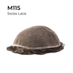 Men’s Toupee M115 8"x10" Swiss Lace With Low Hair Density -Hair Care Product Store M115 Thumb 11899.1659539749