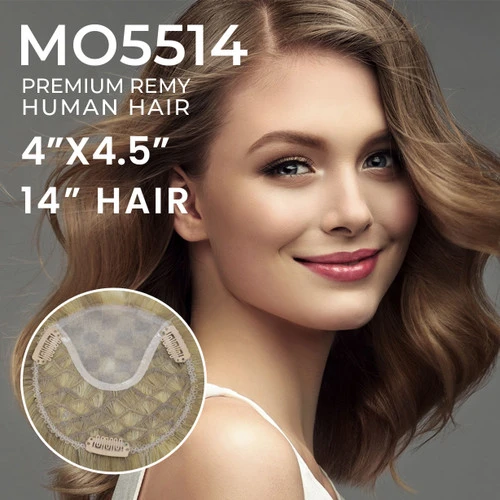 Human Hair Magic On 5514 Mono Silk Top Integration Lady's Top Hairpiece 1 Human Hair Magic On 5514 Mono Silk Top Integration Lady's Top Hairpiece