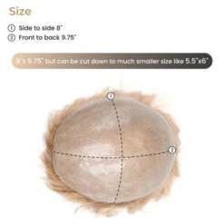 P41LBSC18 Skin Base Remy Human Hair Topper For Women -Hair Care Product Store P41LBSC 73745.1669671944