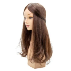 P6818 - Double Mono Top Remy Human Hair Topper With 18" Long Hair -Hair Care Product Store P6818 4 11816.1669054700
