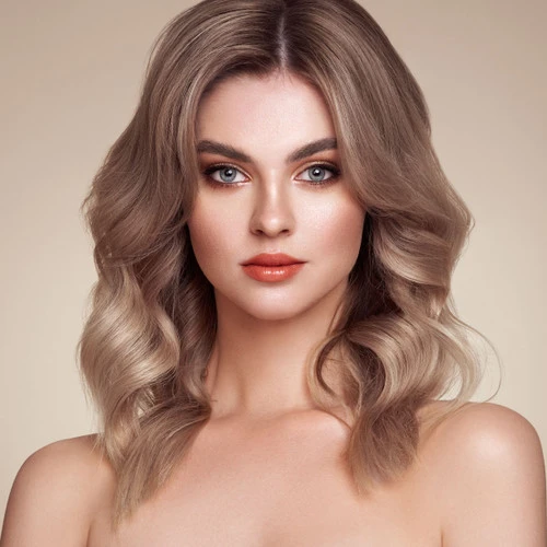 P7914BSC Mono Silk Top Human Hair Topper For Women 3 P7914BSC Mono Silk Top Human Hair Topper For Women - Image 3