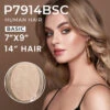 P7914BSC Mono Silk Top Human Hair Topper For Women