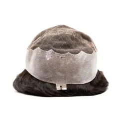 Mens Partial Wig PW106HD French Lace Poly Back Men's Hairpiece -Hair Care Product Store PW106HD 3 07256.1666883400