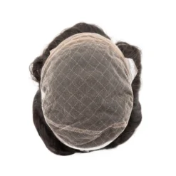 Mens Partial Wig PW106HD French Lace Poly Back Men's Hairpiece -Hair Care Product Store PW106HD 4 21074.1666883401