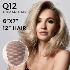 Queen 12 Women’s French Lace Hair Topper