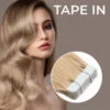 22" Tape In Hair Extensions 20 Pieces 50 Grams Hair