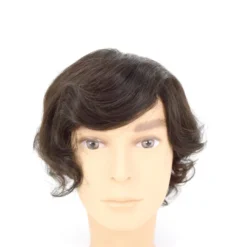 Mens Full Cap Top Hand Made Human Hair Wig W1 -Hair Care Product Store W1 2 58229.1640101237