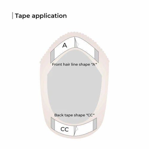 Mens Toupee M100 6.5"x 8.5" Mono Top 11 Mens Toupee M100 6.5"x 8.5" Mono Top - Image 11