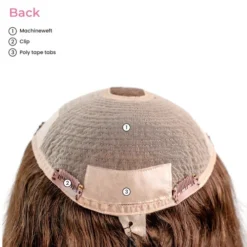 Lace Weft 7914 - Women's Lace Front Hair Topper -Hair Care Product Store back 26583.1688574115