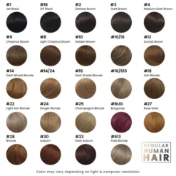 P41LBSC14 Skin Base Remy Human Hair Topper For Women -Hair Care Product Store colorchart women regular 39401.1663271968
