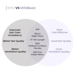 Mens Toupee M112 Basic 6"x8" Mono Top Mens Toupee - Basic Version -Hair Care Product Store comparison chart website 03122.1640884224