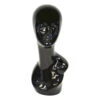 Wig Display Mannequin Head Female Glossy Black