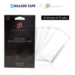 No Shine Extension Tape Tabs 10 Sheets Of 12 Tabs (120 Total) -Hair Care Product Store noshine hair extension amazon 3 48975.1649103448