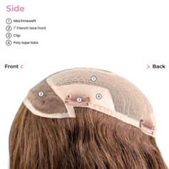 Lace Weft 7914 - Women's Lace Front Hair Topper -Hair Care Product Store side 44944.1688574096