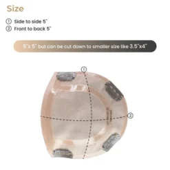 Ez Volume 5512 - Premium Human Hair Mono Silk Top Clip-In Hair Topper -Hair Care Product Store size 10875.1669060281